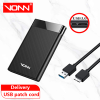 VONN V5 Boîtier de Disque Dur Externe Portable USB 3.0 de Qualité Supérieure pour Ordinateur Portable, 500 Go, 1 To, 2 To, 2,5 Pouces