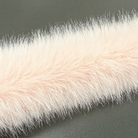 Bordure en fausse fourrure de renard en gros pour col de manteau, poignets et bordure de capuche, disponible en plusieurs couleurs