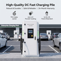 Borne de recharge rapide DC 360 kW à double prise pour parking commercial en centre-ville, avec écran tactile 7 pouces, pour station de recharge publique de véhicules électriques