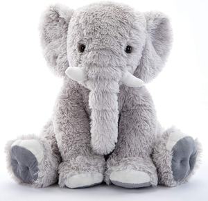 Peluche elefante morbido da 19 pollici per ragazze ragazzi cuscino avvolgente di grandi dimensioni rosa blu grigio elefante gigante peluche - Product Image 3