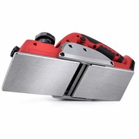 Raboteuse électrique sans fil 3-1/4'' avec moteur sans balais, batterie Li-ion 18V 21V, outil électrique pour le travail du bois et le bricolage