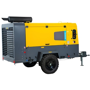 OEM Manufacturer Portable Diesel Screw Air Compressor 385-500 CFM 10-35 <b>Bar</b> Engine for Drilling & Mining - Product Image 1