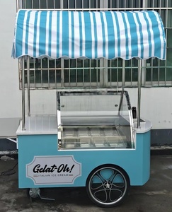 Carrello Elettrico Commerciale Mobile per Gelati - Portatile, Resistente alla Ruggine, in Acciaio Inossidabile per Negozi di Alimentari - Product Image 4