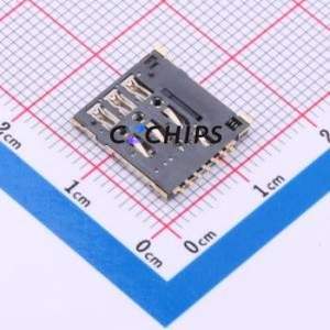 ZX-NSIM-481.37J-Z SIM Card Connector SMD Connector Self-Return Type Nano SIM Card Card Holder 1.37mm - Product Image 2