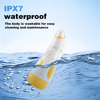 Aspirateur nasal et irrigateur électrique 2-en-1 pour bébé, système de lavage des sinus ultra-silencieux <30dB, nettoyeur de nez sans fil rechargeable