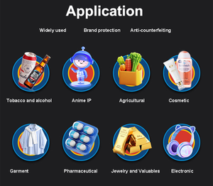 Nhãn an ninh mã <span class=keywords><strong>QR</strong></span> chống hàng giả nhãn dán 3D cứu trợ Tính xác thực Chống giả mạo HOLO nhãn ba chiều - Product Image 6