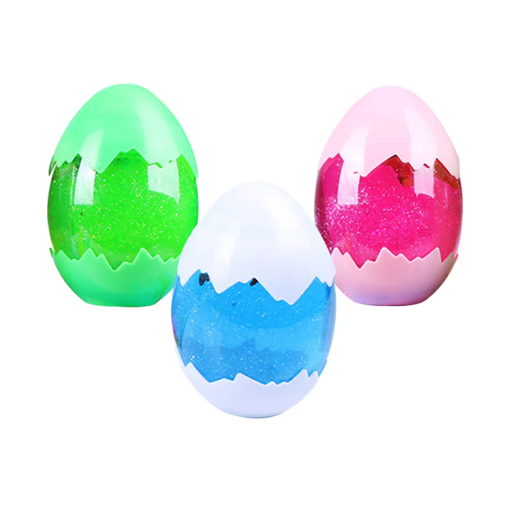 2023 New Egg Forma Slime Stress Reliever Geléia Slime Crianças Engraçado DIY Putty Slime Lama De Cristal Para Crianças