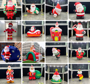 Décoration de Noël Gonflable Géante de 10 m Développée en Interne, Père Noël Couché Personnalisé pour Extérieur - Product Image 3