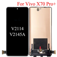 Reemplazo de pantalla OLED X70 Pro + de 6,78 pulgadas para VIVO X70 Pro Plus pantalla LCD V2145A V2114 Panel de pantalla táctil LCD de teléfono móvil