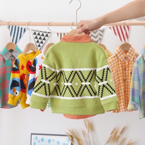 Nueva Colección de Moda Primavera Otoño para Niños, Conjunto de Ropa de 3 Piezas con Estampado, Abrigo de Manga Larga + Camisa + Pantalones para Niños - Product Image 5