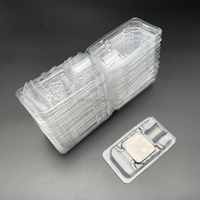 Vente en gros PVC PET Blister Clamshell Box Emballage plastique de bonne qualité pour AMD CPU AM1 AM2 AM3 AM4 AM5 Carré 40X40 MM