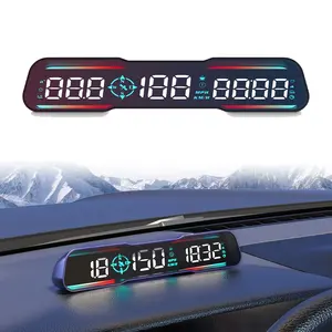2024 el más nuevo G19 GPS HUD Head Up Gauge USB universal multifunción accesorios de coche pantalla HUD de velocidad
