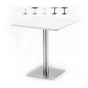 Klasik sıcak satış ticari yemek masası restoran Bar bahçe için çok kullanımlı <span class=keywords><strong>Metal</strong></span> masa Modern ev okul otel için açık - Product Image 3