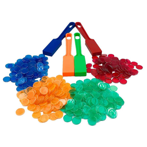 Jeu <span class=keywords><strong>de</strong></span> <span class=keywords><strong>jetons</strong></span> <span class=keywords><strong>de</strong></span> <span class=keywords><strong>bingo</strong></span> magnétiques-Baguettes magnétiques 6 couleurs avec 600 puces métalliques pour compter et trier, activités éducatives - Product Image 4