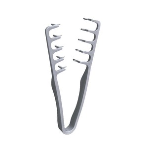 Decorative Hair CombPetal-shaped Hair groove Board Comb with Fluffy Double Texture Design - Product Image 5
