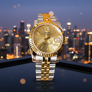 Reloj de Pulsera Automático para Hombre, Diseño de Marca de Moda, con Cristal de Zafiro Resistente a los Arañazos, Manecillas Luminosas y Correa de Acero Inoxidable - Product Image 1