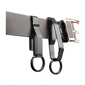 Stainless Steel Men's Waist Hanging Car <b>Key</b> <b>Chain</b> Large Size <b>Key</b> Clip Wear Belt Buckle Outdoor <b>Key</b> Rings - Product Image 1