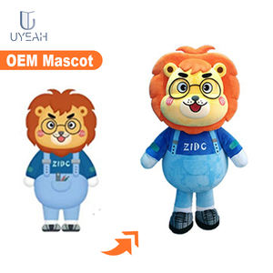 Fantasia de Mascote Esportiva Personalizada UYEAH para Adultos, Personagem de Desenho Animado de Águia com LOGO do CLUBE - Product Image 2
