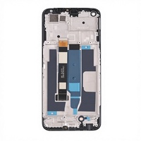 Hochwertiges Original-Handy-TFT-LCD-Display und Digitizer-Komplettset mit Rahmen für Oppo für Realme 8 5G (Schwarz)