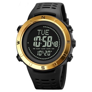 Montre-bracelet pour homme OEM Skmei 2096, minimaliste, sportive, multifonctionnelle, électronique, 50 mm, boussole, lumineuse, chronomètre, charme - Product Image 4