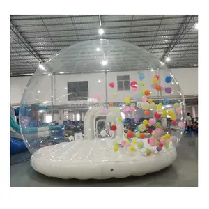 Transparent Lodge Party Rental Room Inflatable Clear Domes Kids Tebt Bouncy Tent Inflatable Balloon Dome Bubble Bounce House