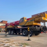 Grue de camion d'occasion Sany STC800, grue mobile de 80 tonnes, flèche hydraulique, grue montée sur camion 4x4