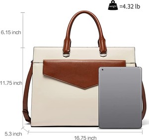 Borsa da Lavoro per <span class=keywords><strong>Donna</strong></span>, Porta PC in Pelle di Grande Capacità - Product Image 3