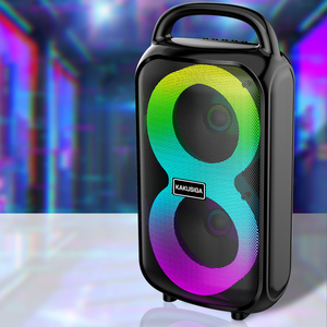 Enceinte Bluetooth Kakusiga 2x5W avec USB, carte SD, radio FM, portable, utilisation en extérieur - Product Image 5