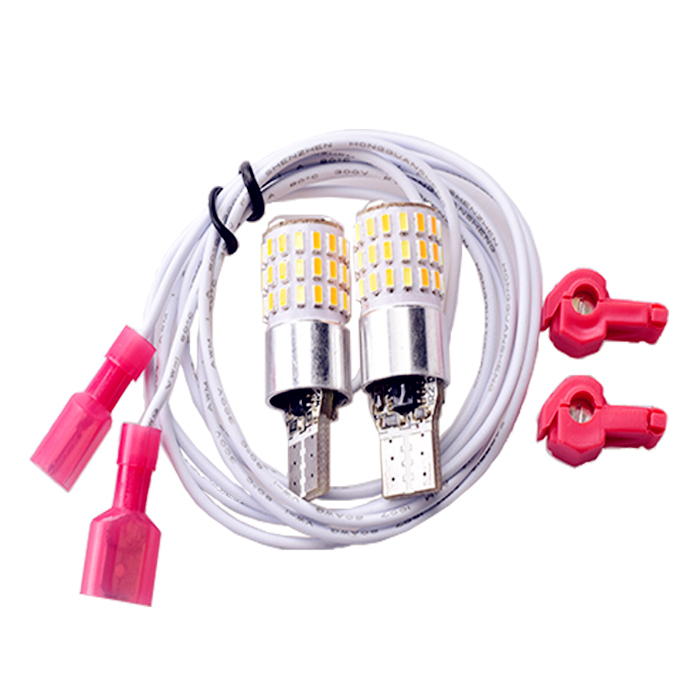 2019 Hot Sales T10 Led Braking Reversing Turn Signals DRL Daytime Running Tail Light Lamp Bulbs Yellow White Dual Color Cars