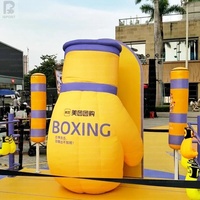 Gant de boxe gonflable géant surdimensionné pour l'ouverture de salle de sport, la promotion de combats de boxe, les événements et les fêtes