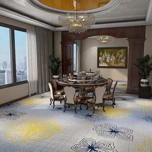 Alfombra Comercial Premium para Sala de Conferencias, Tipo Axminster, Lavable a Máquina, Antimanchas, Antideslizante, de Lana y Nailon, Ignífuga - Product Image 4