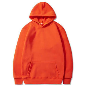 Sweat-shirt à capuche unisexe uni en molleton couleur unie, style streetwear décontracté, mode d'hiver - Product Image 1