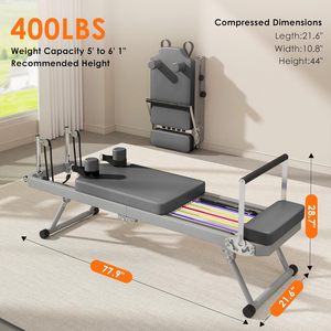 Appareil de fitness pliable et portable pour yoga et Pilates à domicile, durable, garantie 5 ans - Product Image 2