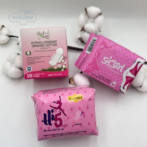 Muestras gratis, muestra de anión sin sensación, almohadillas sanitarias de bambú con alas transpirables ultrafinas para mujer, superabsorbentes, sin etiqueta privada - Product Image 6