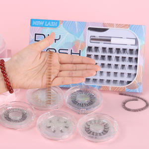 <span class=keywords><strong>Cils</strong></span> de segment pré-découpés de couleur forte colle à <span class=keywords><strong>cils</strong></span> bricolage Extensions de <span class=keywords><strong>cils</strong></span> en faux vison de 10 jours à la maison - Product Image 2