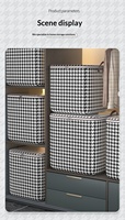 Organisateur de vêtements portable en tissu non tissé, sac de rangement pour couettes anti-humidité, grande capacité, pour la maison et le dortoir