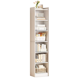 Étagère d'angle murale moderne en bois à plusieurs niveaux avec 4 étagères, design gain de place pour le salon, la chambre à coucher, l'école, le rangement - Product Image 6
