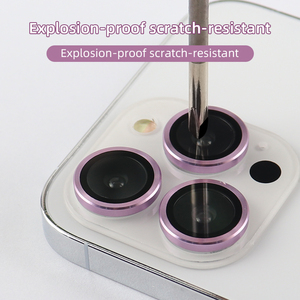 <span class=keywords><strong>Protector</strong></span> de Lente de Cámara con Anillo Metálico y Textura CD, Anti-rayas 9H, Cobertura Total, para <span class=keywords><strong>iPhone</strong></span> 11 <span class=keywords><strong>12</strong></span> 13 14 15 16 <span class=keywords><strong>Pro</strong></span> <span class=keywords><strong>Max</strong></span> - Product Image 2