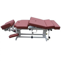 Table d'ajustement chiropratique manuelle professionnelle pour la thérapie de décompression spinale, lit de soins à domicile de qualité hospitalière, civière, 200 kg