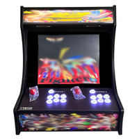 Console de Jeux à Monnayeur avec 10000 Jeux, Version 3D Bartop, Machines d'Arcade Vidéo pour Joueurs