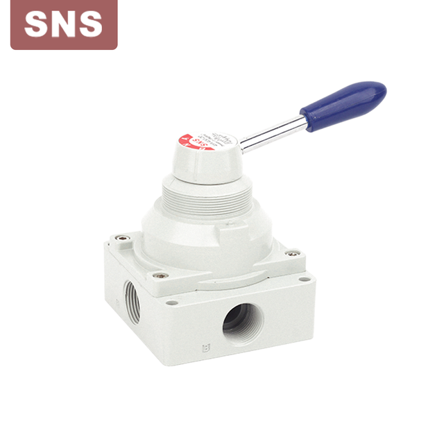 SNS 4HV Series Manual Pneumatic Rotary Valve Hand-Operated Factory Direct Sales