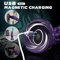 Monster Dildo Sexspielzeug für Frauen Fantasy Dildos mit 10 Vibrationsmodi 35 cm Tentakel Dildo Vibrator Erotikspielzeug für Erwachsene