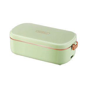 Boîte à lunch électrique Merkat 900 ml en acier inoxydable 304 rectangulaire avec couvercle en plastique pour les employés de bureau, chauffante et isolante - Product Image 3