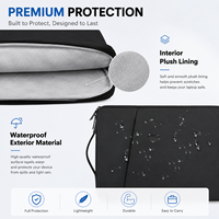 Sac d'Ordinateur Portable Étanche 13 14 15 16 Pouces, Housse de Protection pour MacBook HP Asus