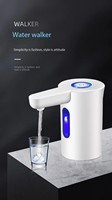 Pompe à eau électrique USB mini automatique pour bouteille d'eau potable de 20 litres, style veilleuse LED