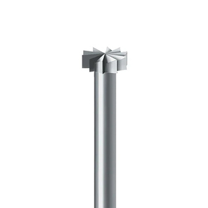 SUPER Q 25 Fresa de joyería de 25 mm, fabricada en Alemania, vástago de 2.35 mm, 6 piezas, de acero endurecido, para engaste de canales y asientos de piedras - Product Image 2