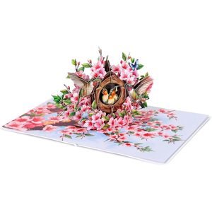 Pop Up Birthday Card 3D Flowers Greeting Card For Women <b>Wife</b> Mum - Product Image 1
