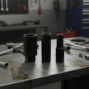 Jeu de douilles à chocs Fervi, entraînement 1/2 pouce, 6 points, métrique, pour clé hydraulique - Product Image 3