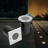 IP65 LED Underground Road Deck Escalera Luces 3W 5W GU10 MR16 E27 para uso de luz de jardín enterrada de aluminio al aire libre