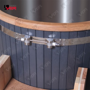 Vasca Fredda Singola con Acciaio Inox 304 del Produttore Vapasauna #   Cabina Sauna con Rivestimento in Acciaio Inox e Legno Plastico PVC con Telecamera Nascosta - Product Image 3